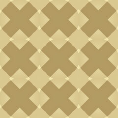 Fototapeta premium Seamless retro geometric mosaic tile pattern with square shapes, perfect for vintage wallpaper or textile design