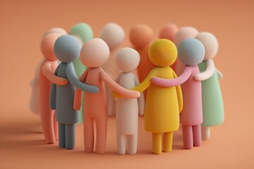 Colorful figures in a circle (1)