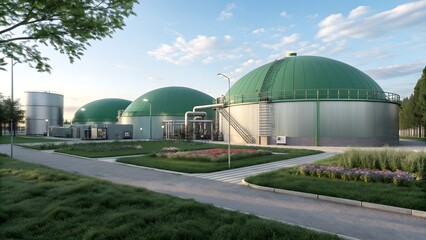 A Biogas Plant turns organic waste into clean energy and fertilizer through anaerobic digestion, offering a sustainable and eco-friendly solution for waste management and energy production