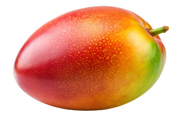 Vibrant mango fruit isolated on a black background