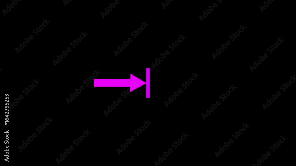 Poster flat moving arrows on black background. abstract directional arrow animation.simple, easy-to-use .tr