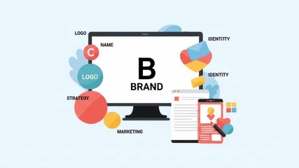 Brand Building: Strategy, Identity, & Marketing Animated Guide