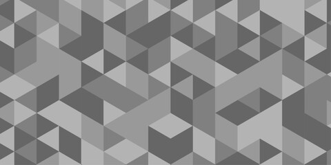 Fototapeta premium Geometric abstract diamond repeat origami white, gray square cube triangulated random cube low polygon triangle textile web abstract corporate creative design. 