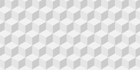 Structure abstract minimal gradient white block box cube seamless pattern grid vintage surface triangle web monochrome square texture white background.	
