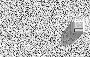 Textured wall with small square box