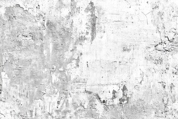 Fototapeta premium Textured, weathered white wall