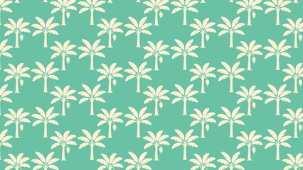 Palm tree vector pattern design
