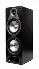 Obraz premium High-Fidelity Floorstanding Speaker Designed for Superior Sound Quality, Enhanced Audio Experience, and Elegant Aesthetic for Music Lovers and Audiophiles