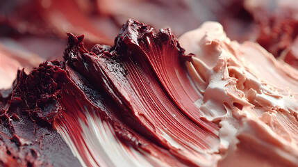 Close View of a Textured Brush for Artistic Painting