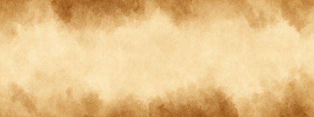 Fototapeta premium Watercolor wash background in light brown tones