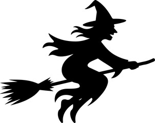Halloween Witch Vector Art