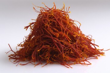 Fototapeta premium Pile of vibrant saffron threads (2)