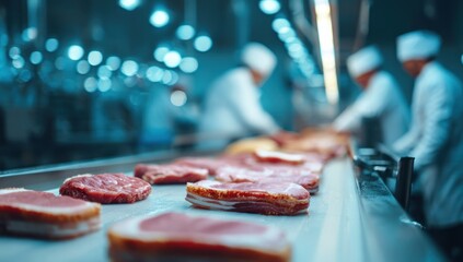 Meat processing factory