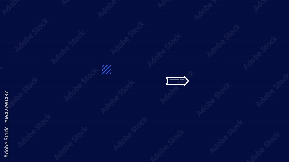 Aufkleber infographic element - animated arrow for text callout