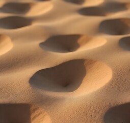 Obraz premium footprints in sand