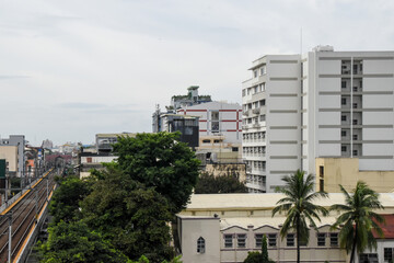 Buildings in Metro Manila. Manila skyline