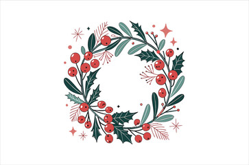wreath chrismas vector, icon vector illustration, wreath silhouette of a wreath isolated on a white background, eps, png, svg,  vector,