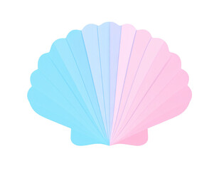  Minimalist Seashell Illustration PNG
