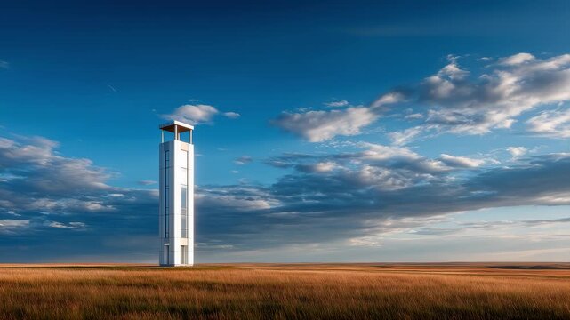 Futuristic Modern Architecture in the Wilderness