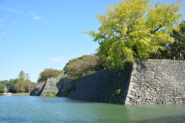 熊本県の八代城跡の風景（続百名城）