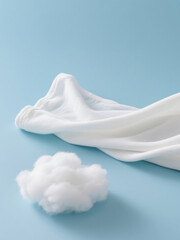 Floating cotton fabric with cotton combination lightweight concept