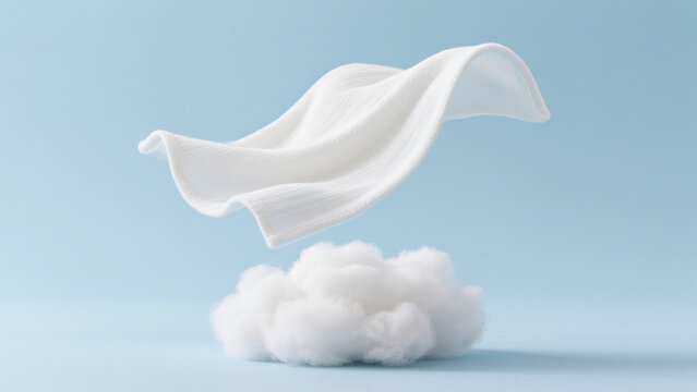 Floating cotton fabric with cotton combination lightweight concept