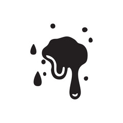 Melting Liquid Drip Vector Illustration