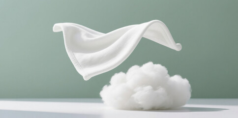 Floating cotton fabric with cotton combination lightweight concept