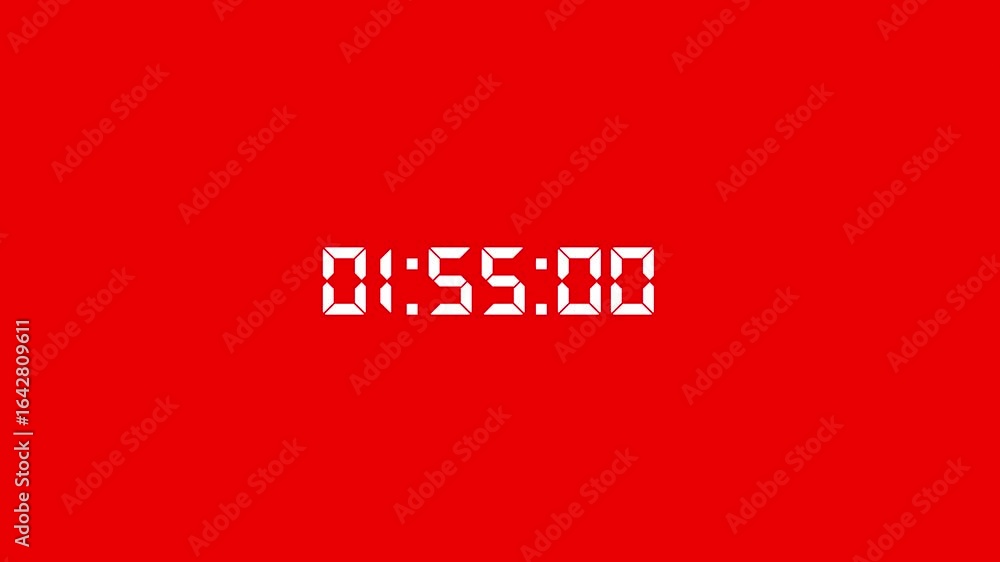 Poster two minutes countdown animation, simple countdown timer of 2 minute. two minutes countdown animation