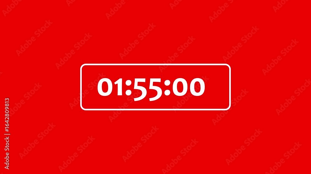 Poster two minutes countdown animation, simple countdown timer of 2 minute. two minutes countdown animation