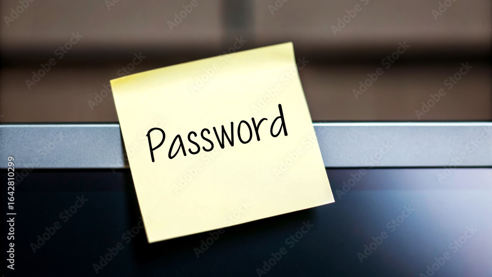 Aufkleber enhancing digital security understanding risks associated with password management in the workplace 