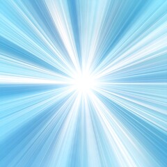 Abstract light burst, radiating lines in shades of blue and white, emanating from central bright point