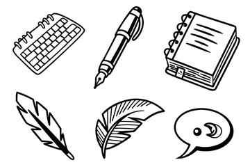 set of vector icons