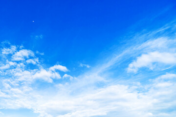 Light Blue Sky with Wispy Clouds