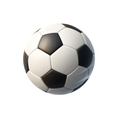 Fototapeta premium Classic soccer ball isolated on transparent background