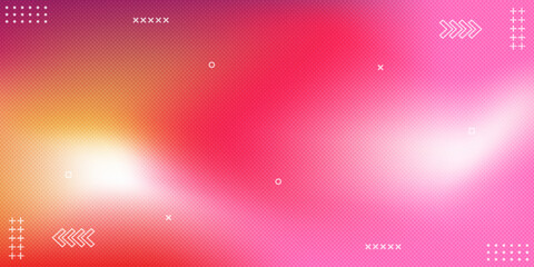 Abstract blurred gradient background in pastel pink and orange. Modern and trendy design.