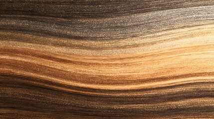 Fototapeta premium Abstract design with flowing, textured lines of gold and brown tones.