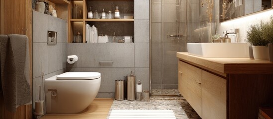 Modern bathroom interior design