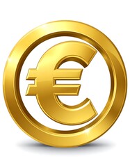 Obraz premium Euro symbol graphic design