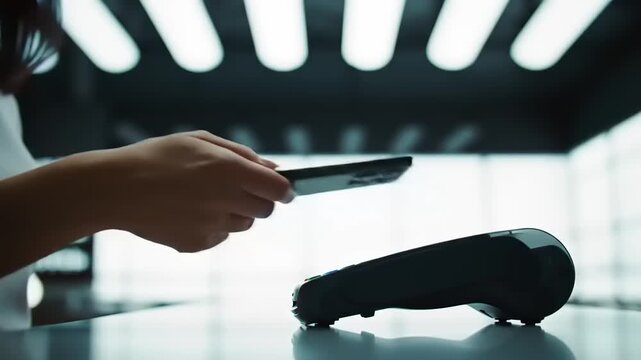 Contactless Payment Mobile Phone Transaction at Point of Sale