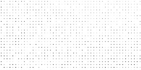 Abstract dot halftone gradient texture. Vanishing polka dot background. Repeating dots gradation simple