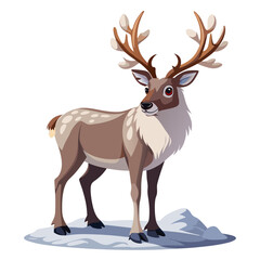 reindeer with red nose