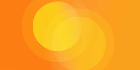 Abstract orange background with circles. Vector illustration