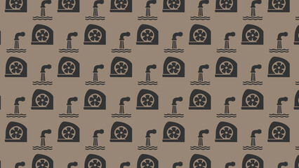 Water turbine PATTERN MULTICOLORED  © SEEDPULSE