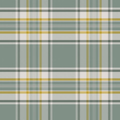Grey royal Stewart seamless tartan plaid pattern design.