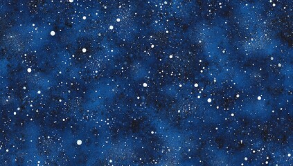 A flat texture of deep blue color with dark grunge elements, resembling the surface of an ocean at night. The pattern is filled with scattered particles and dust that create intricate pattern