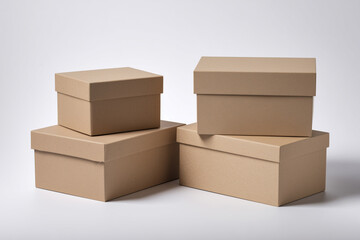 Brown Cardboard Boxes for Packaging and Storage