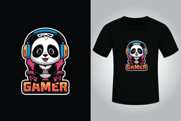 Fototapeta premium Gaming T shirt design