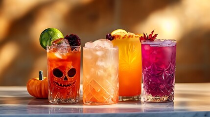 Raise a glass to Halloween fun with festive cocktails perfect for a spooky celebration or elegant autumn party