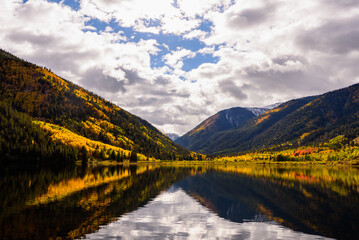The Mirror of Fall, Autumn travel in Colorado, USA